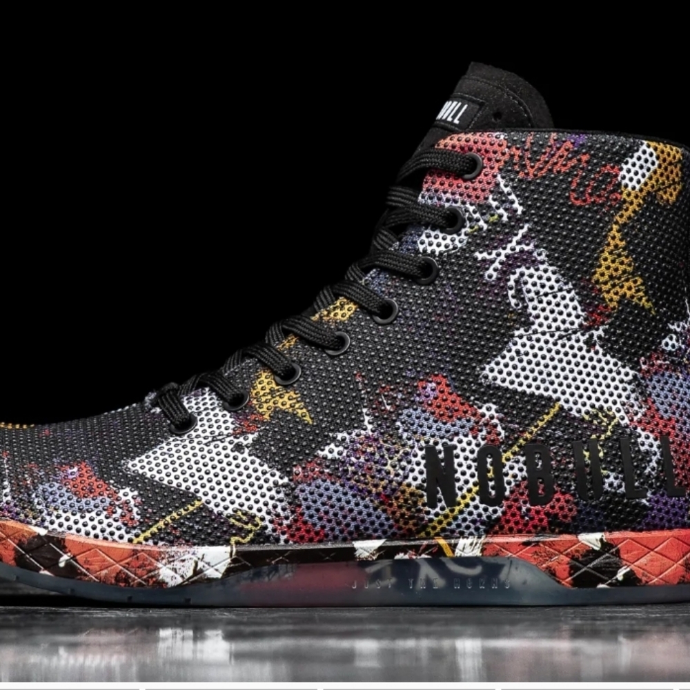 No BULL Women’s Mid-Top Black Multi Colored High Tops
